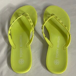 Tory Burch Women's Neon Yellow Sandals